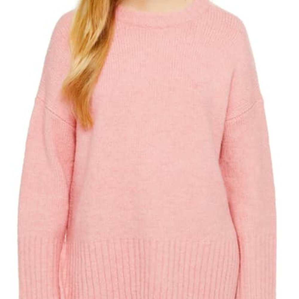 TOPSHOP - Supersoft Deep Hem Crewneck Sweater
